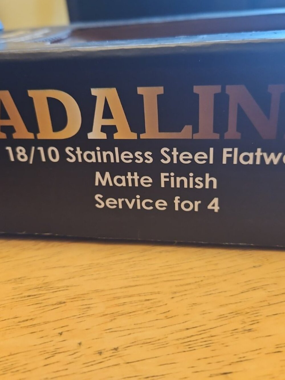 Bruntmor Adaline 16 Pc Flatware Set New 18/10 Stainless Steel Matte Service For - Picture 11 of 12